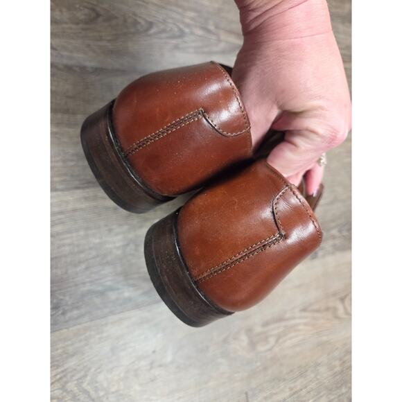 ITALIAN PREMIER Mens 13B Nordstrom Cognac Lace Up Oxford Shoes Made in Italy - Picture 5 of 9